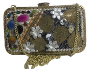 WOMEN'S EMBELLISHED CLUTCH