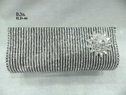 Zircon Work Hand Clutch Purse