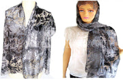 FLOCK PRINT SCARF