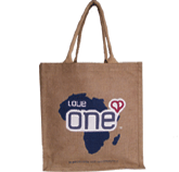 AFRICA MAP BAG