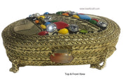 INDIAN METAL CLUTCH BAGS