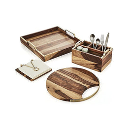 Wooden Tray, Spoon Stand, Cake Holder, Serving Platter, Tissue Paper Stand
