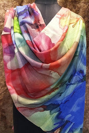 Wool Digital Print Stole Wholesale