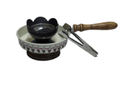Metal Charcoal Incense Burner eagle print