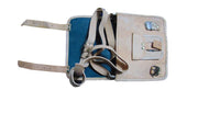 LEATHER LAP TOP SHOULDER BAG