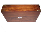 CARVING WOODEN BOX BRASS INLAY (10