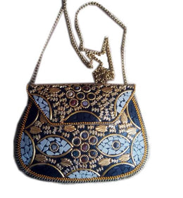 BRASS METAL CLUTCH BAGS