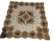 Handmade Embroidery Square Table Cover