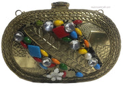 INDIAN METAL CLUTCH BAGS