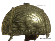 ANTIQUE METAL CLUTCH PURSE