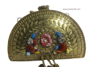 ANTIQUE METAL CLUTCH PURSE