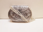INDIAN METAL VINTAGE CLUTCH PURSE