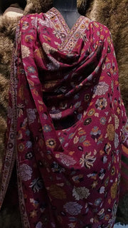 Silk Pashmina Kani Stole