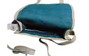 LEATHER LAP TOP SHOULDER BAG