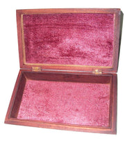 CARVING WOODEN BOX BRASS INLAY (10