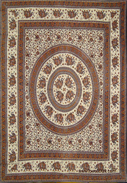 MANDALA ELEPHANT TAPESTRY