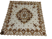 Handmade Embroidery Square Table Cover