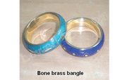BONE BRASS BANGLE