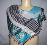 pom pom scarf