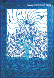 TREE OF LIFE WALL HANGING TAPESTRY BOHEMIAN DECOR BEDSPRED