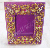 ZARI WORK PHOTO FRAME