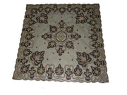 VELVET WITH  NET TABLE COVER