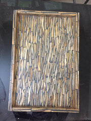 Horn bone Wood Serving Tray