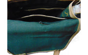 LEATHER LAP TOP SHOULDER BAG