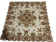 Handmade Embroidery Square Table Cover