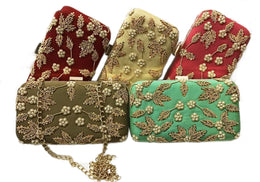 EMBROIDERED BOX BAGS & HANDBAGS
