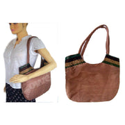 SILK SHOULDER BAG