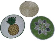 Round Beaded Coasters And Placemats