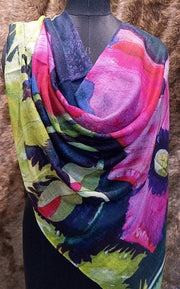 Wool Digital Print Stole Wholesale