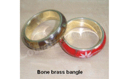 BONE BRASS BANGLE