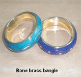 BONE BRASS BANGLE