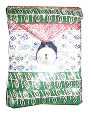 SEQUENCE EMBROIDERY BORDER MOBILE POUCH