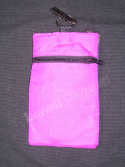 MIRROR EMBROIDERY BORDER MOBILE POUCH
