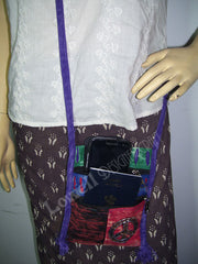 STONE WASH CANVAS MOBILE & PASSPORT BAG