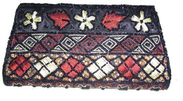 Thread Embroidery Clutch Purse
