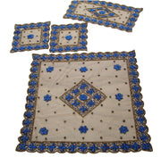 NET  VELVET EMBROIDERY TABLE COVER