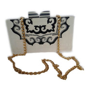 DESIGN ACRYLIC OR RESIN LADIES CLUTCH PURSE BAG