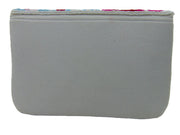 Handcrafted Multicolor Floral Beaded Envelope Clutch Bag