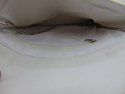 Handcrafted Ivory Floral Scalloped Beaded Envelope Clutch Bag