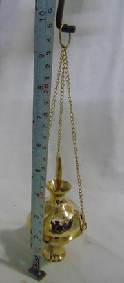 Hanging Brass Incense Burner