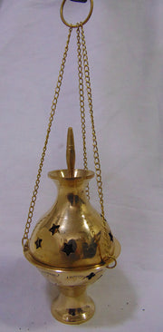 Hanging Brass Incense Burner