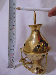 Hanging Brass Incense Burner