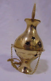 Hanging Brass Incense Burner