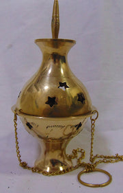 Hanging Brass Incense Burner