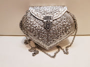 ANTIQUE METAL VINTAGE CLUTCH PURSE INDIA