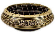 Black brass Charcoal Incense Loban Burner